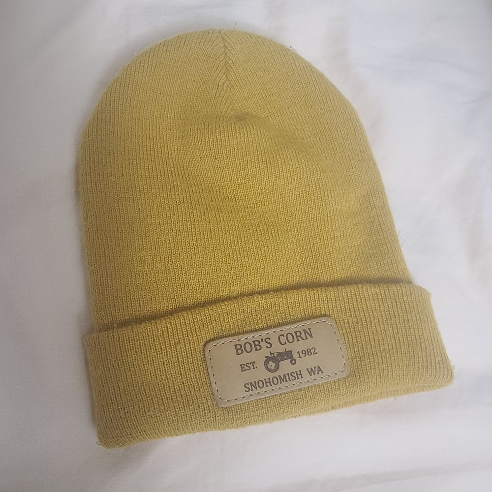 Bob's Corn Mustard Yellow Beanie